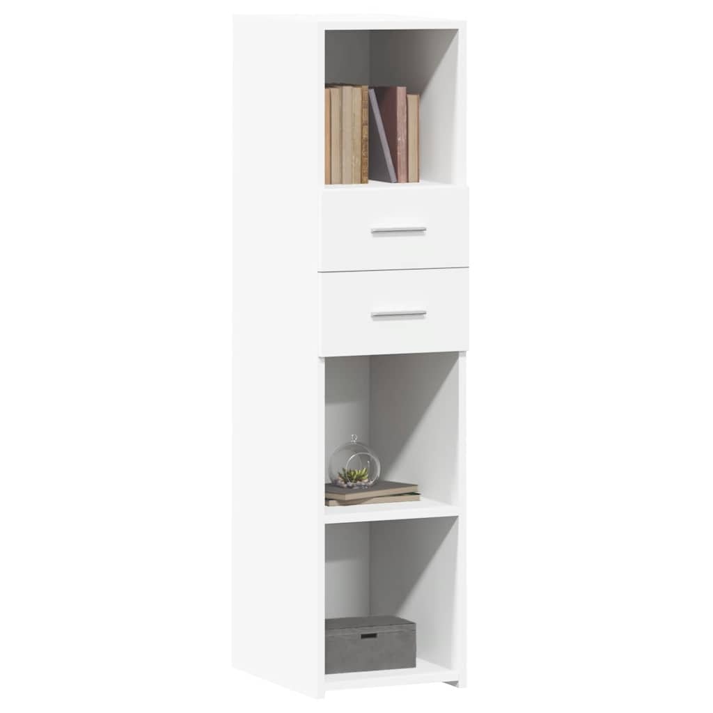 Highboard Weiß 30x42,5x124 cm Holzwerkstoff